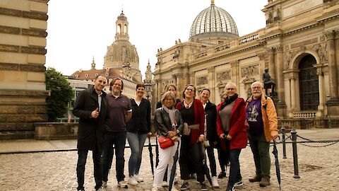 Group of people in Dresden
