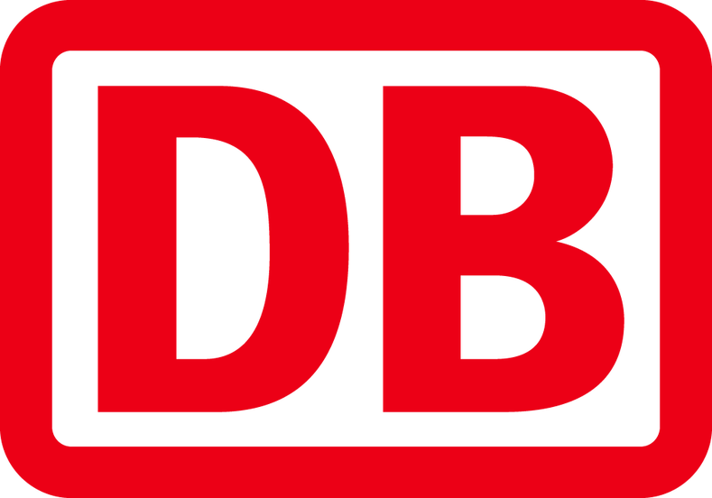 Logo of Deutsche Bahn with red "DB" lettering | © Deutsche Bahn AG
